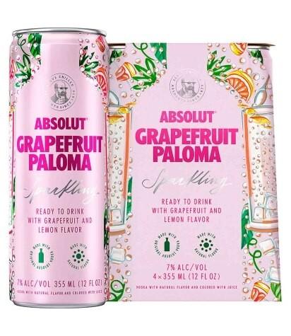 Absolut - Grapefruit Paloma Sparkling (355ml) (355ml)