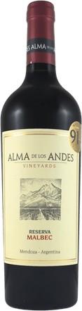 Alma De Los Andes - Reserva Malbec 2019 (750ml) (750ml)