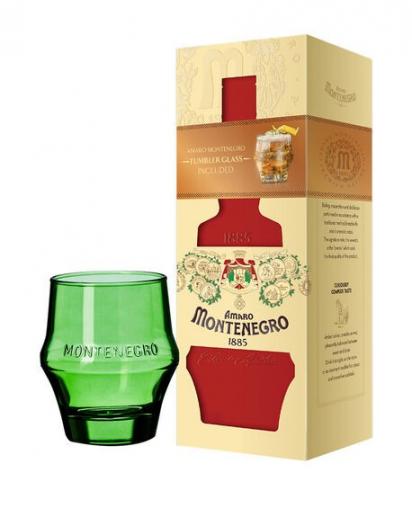 Amaro Montenegro Liquore Italiano With 1 Glass (750ml) (750ml)