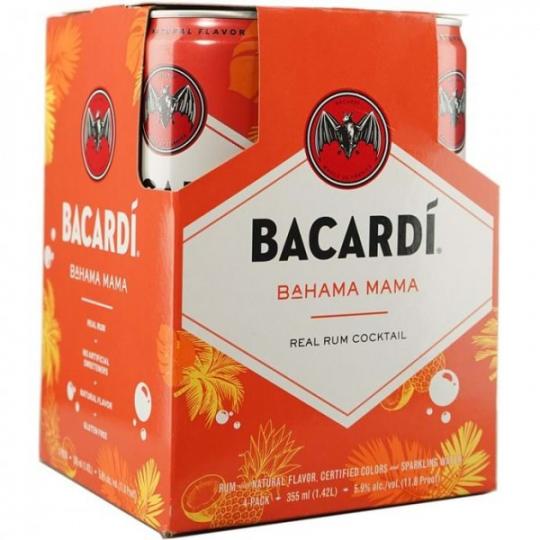 Bacardi - Bahama Mama (4 pack 355ml cans) (4 pack 355ml cans)
