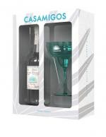 Gift Set: Casamigos Blanco with Margarita Glass Tequila (750)