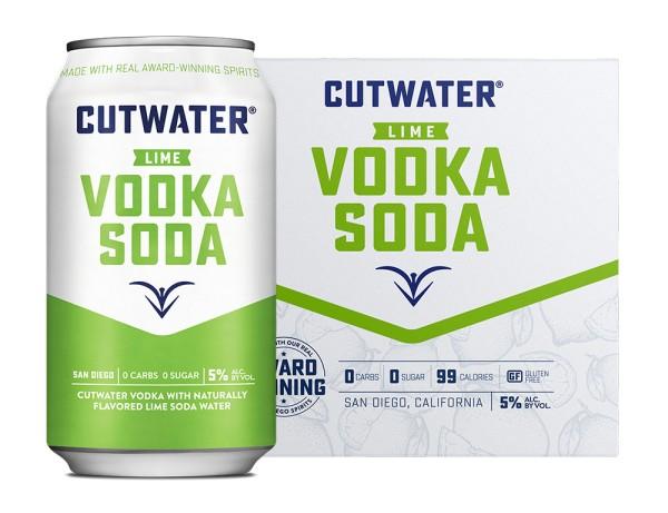 Cutwater - Lime Vodka Soda (4 pack 355ml cans) (4 pack 355ml cans)
