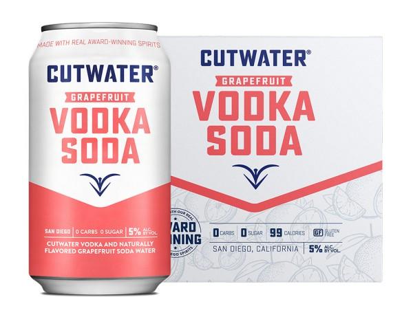 Cutwater - Grapefruit Vodka Soda (4 pack 355ml cans) (4 pack 355ml cans)