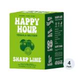 Happy Hour Drinks Co - Happy Hour Sharp Lime Tequila Seltzer 4pk (355)