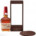 Makers Mark 46 Gift Set W/ Leather Coasters (750)