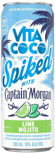 Vita Coco Captain Morgan - Lime Mojito (4 pack 355ml cans) (4 pack 355ml cans)