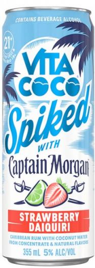 Vita Coco Captain Morgan - Strawberry Daiquiri (4 pack 355ml cans) (4 pack 355ml cans)